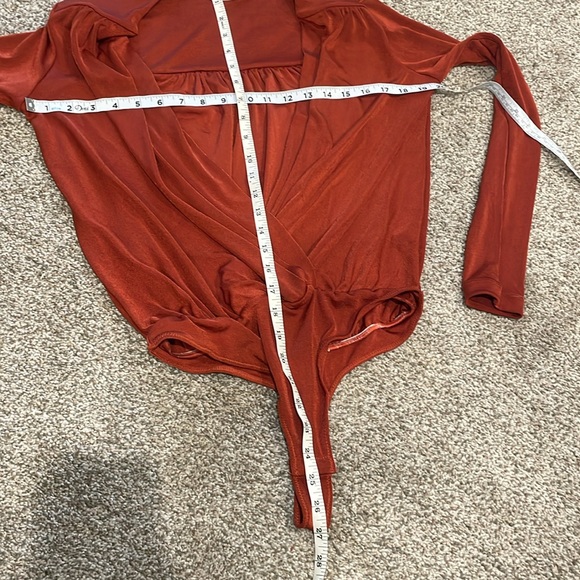 Free People Long Sleeve Turnt Bodysuit Top - Picture 5 of 5